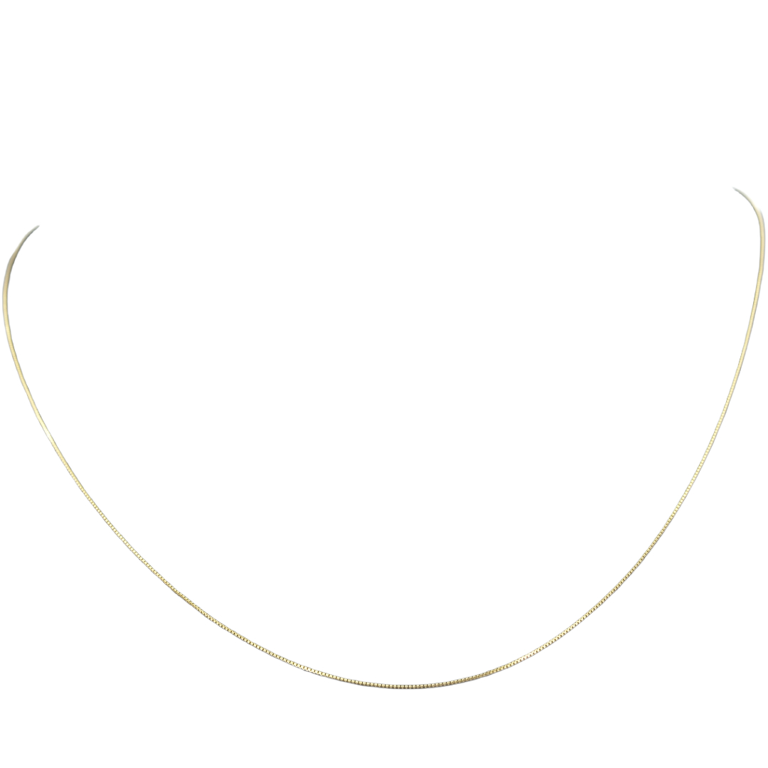 K18 調整式 ベネチアンチェーンネックレス