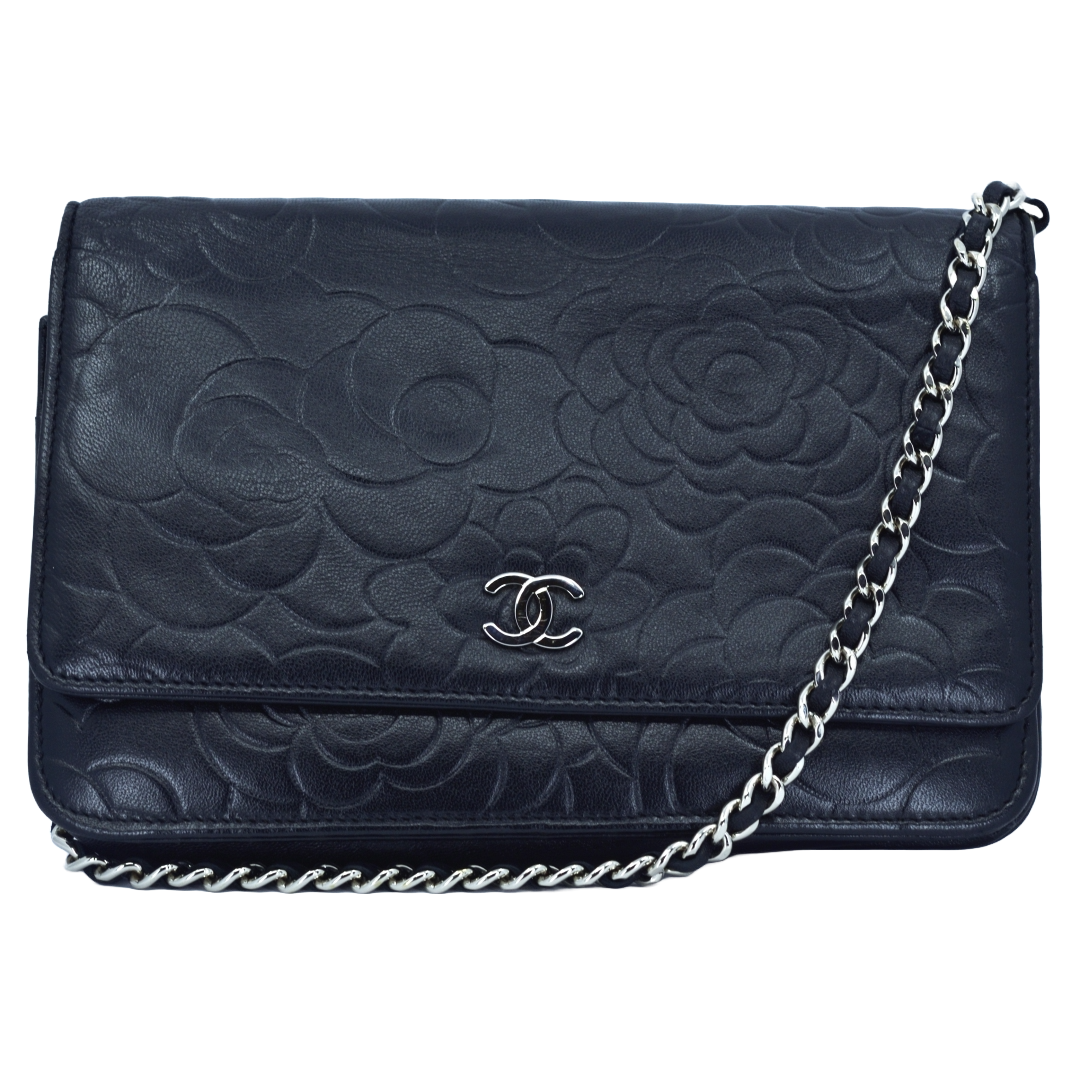 シャネル CHANEL カメリアウォレット チェーンショルダーバッグ