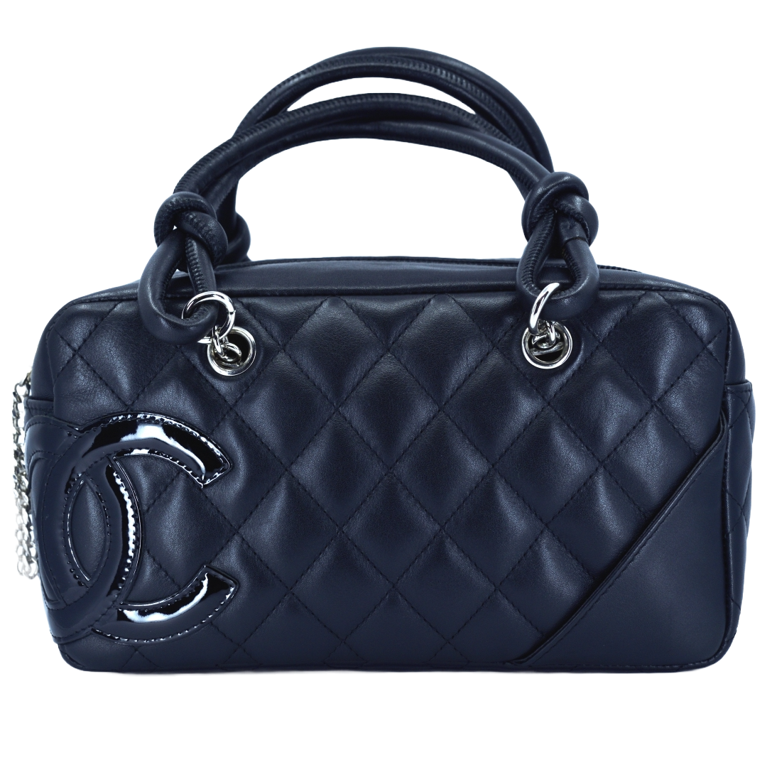 シャネル  CHANEL カンボンライン ミニボーリングバッグ