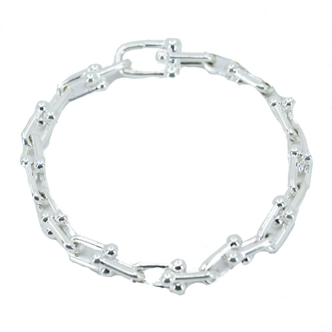 ティファニー Tiffany&Co Sv925 ハードウェア スモールリンク ブレスレット