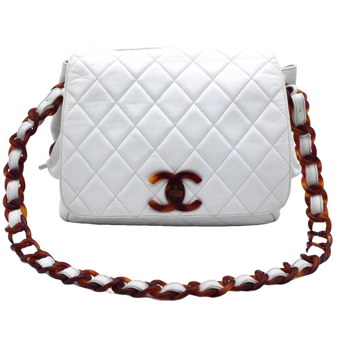 シャネル CHANEL べっこう マトラッセ デカココ ショルダーバッグ