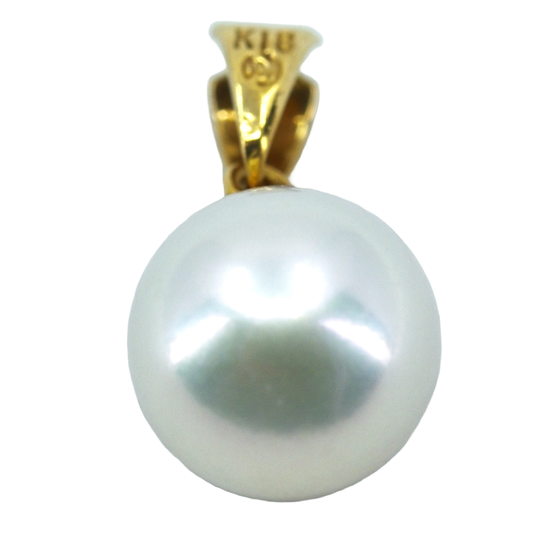 タサキ TASAKI K18 1粒パール付きペンダントトップ